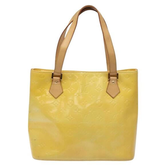 LOUIS VUITTON Monogram Vernis Houston Hand Bag Gris M91053 - Picture 2 of 16